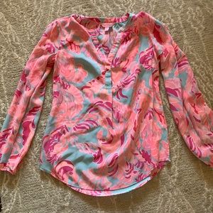 Lilly Pulitzer long sleeve blouse